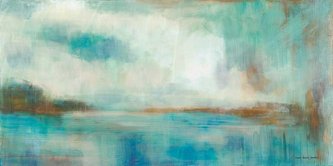 A Familiar Light White Modern Wood Framed Art Print with Double Matting by Parker, Karen Lorena