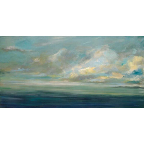 Shoreline Gold Ornate Wood Framed Art Print with Double Matting by Parker, Karen Lorena