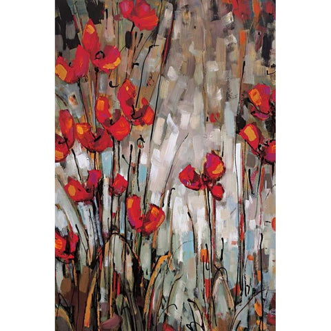 Eddie Black Modern Wood Framed Art Print with Double Matting by Heath, Crystal