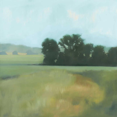 Late Days White Modern Wood Framed Art Print by Lightell, Megan