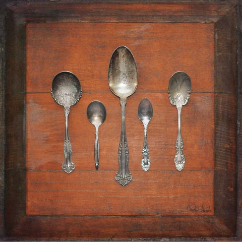 Meal Time II White Modern Wood Framed Art Print by Atria, Cristin