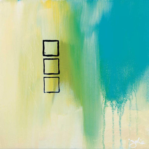 No One Black Modern Wood Framed Art Print with Double Matting by Hawkins, Julie