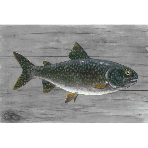 Cold Lake Beauty White Modern Wood Framed Art Print by Fisk, Arnie