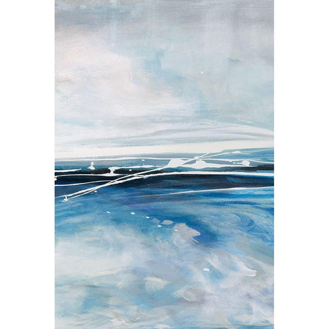 Cloud Pond II Black Modern Wood Framed Art Print by Parker, Karen Lorena