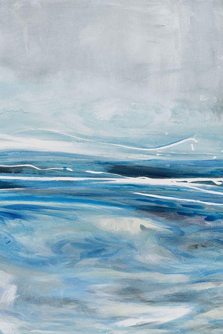 Cloud Pond III Black Ornate Wood Framed Art Print with Double Matting by Parker, Karen Lorena