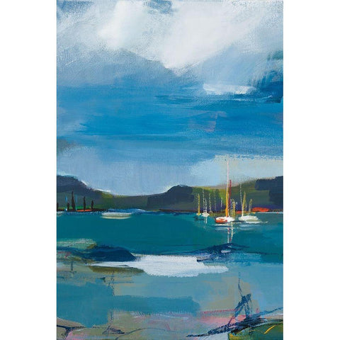 Coastal Display II White Modern Wood Framed Art Print by Fitsimmons, A