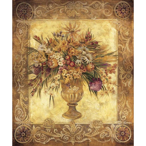 Tuscan Urn White Modern Wood Framed Art Print by Jardine, Liz
