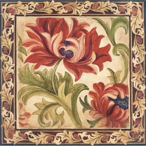 Floral Daydream IV White Modern Wood Framed Art Print by Jardine, Liz