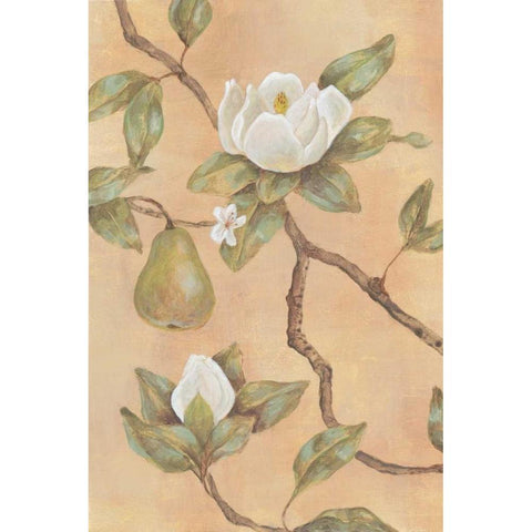 Southern Charm I White Modern Wood Framed Art Print by Nocito, James
