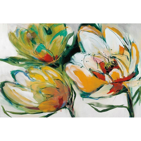 Bloomed II Black Modern Wood Framed Art Print by Fitsimmons, A.