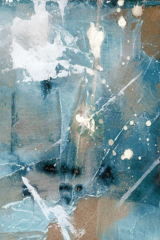 Fully White Modern Wood Framed Art Print with Double Matting by Fontaine, Stephane