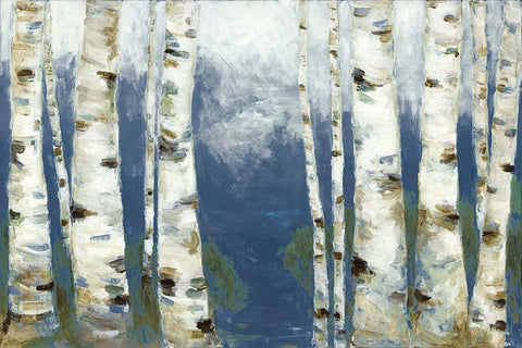 Taken By The Wind White Modern Wood Framed Art Print with Double Matting by Pasion, Wani