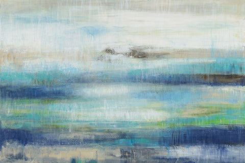 Daylight Turns To Moonlight White Modern Wood Framed Art Print with Double Matting by Pasion, Wani