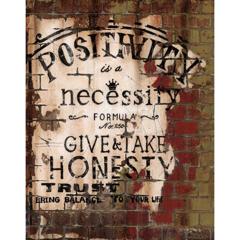 Positivity Gold Ornate Wood Framed Art Print with Double Matting by Sanchez, Luis