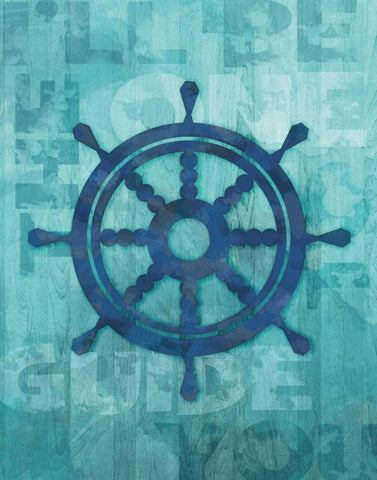 Guide You White Modern Wood Framed Art Print with Double Matting by Veysey, Sofia