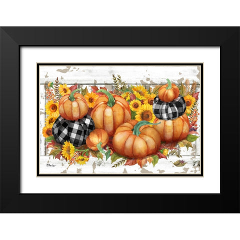 Rustic Fall Horizontal Black Modern Wood Framed Art Print with Double Matting by Brent, Paul