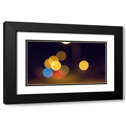 Abstract 1 Black Modern Wood Framed Art Print with Double Matting by Lee, Rachel