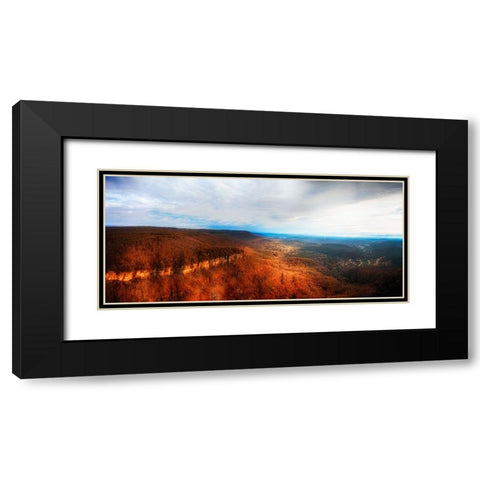 Aerial 3 Black Modern Wood Framed Art Print with Double Matting by Lee, Rachel