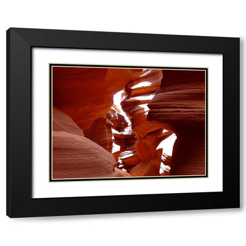 Antelope Canyon 1 Black Modern Wood Framed Art Print with Double Matting by Lee, Rachel