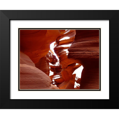 Antelope Canyon 1 Black Modern Wood Framed Art Print with Double Matting by Lee, Rachel