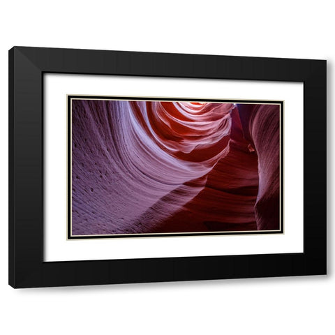 Antelope Canyon 6 Black Modern Wood Framed Art Print with Double Matting by Lee, Rachel