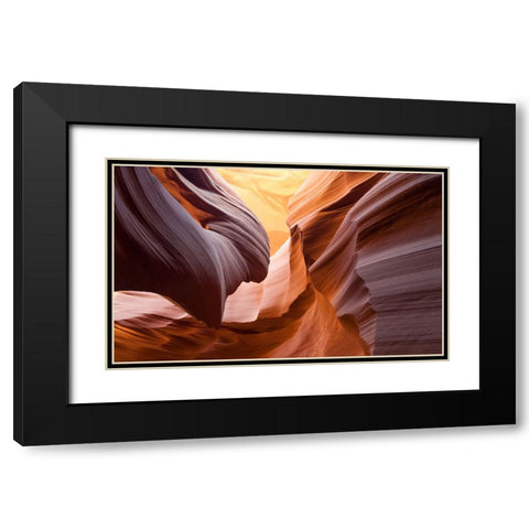 Antelope Canyon 8 Black Modern Wood Framed Art Print with Double Matting by Lee, Rachel