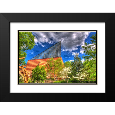 Aquarium 2 HDR Black Modern Wood Framed Art Print with Double Matting by Lee, Rachel