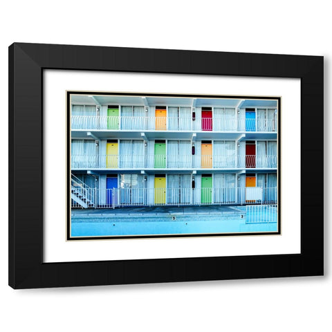 Architectural 8 Black Modern Wood Framed Art Print with Double Matting by Lee, Rachel