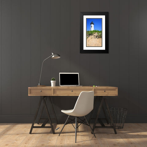 Beach 18 Black Modern Wood Framed Art Print with Double Matting by Lee, Rachel