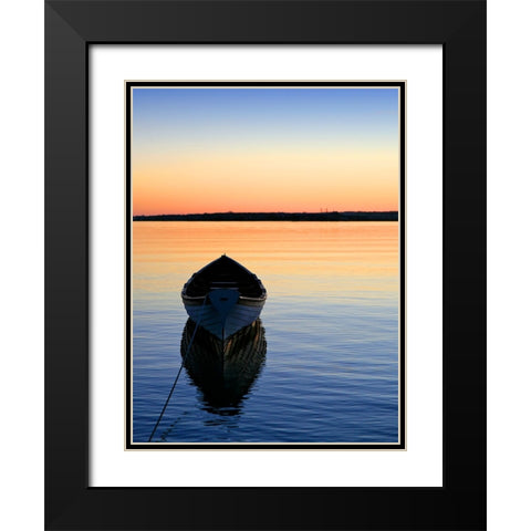 Beach 8 Black Modern Wood Framed Art Print with Double Matting by Lee, Rachel