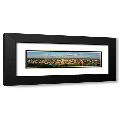 Cameron Hill View Black Modern Wood Framed Art Print with Double Matting by Lee, Rachel