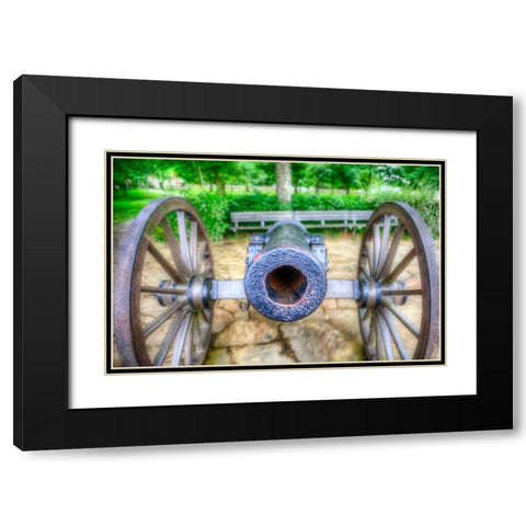 Cannon View 1 Black Modern Wood Framed Art Print with Double Matting by Lee, Rachel