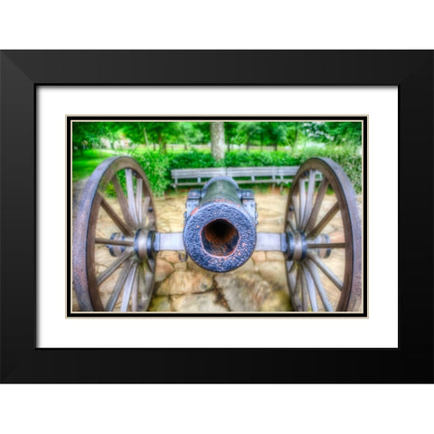 Cannon View 1 Black Modern Wood Framed Art Print with Double Matting by Lee, Rachel