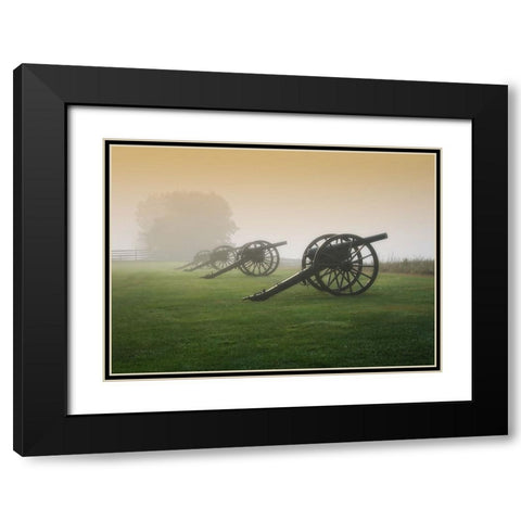 Cannon View 2 Black Modern Wood Framed Art Print with Double Matting by Lee, Rachel