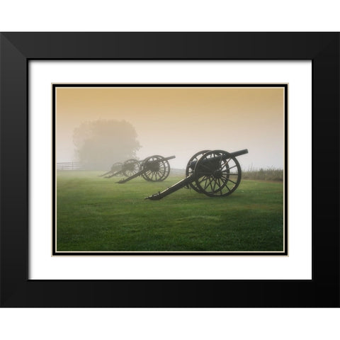 Cannon View 2 Black Modern Wood Framed Art Print with Double Matting by Lee, Rachel