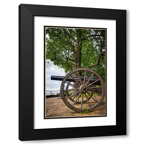 Cannon View 5 Black Modern Wood Framed Art Print with Double Matting by Lee, Rachel