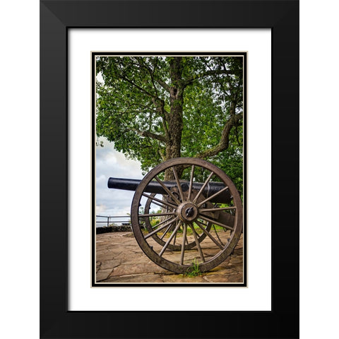 Cannon View 5 Black Modern Wood Framed Art Print with Double Matting by Lee, Rachel
