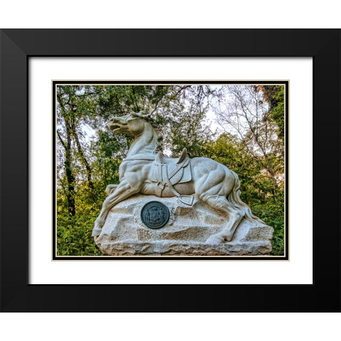 Chickamauga 10 Black Modern Wood Framed Art Print with Double Matting by Lee, Rachel