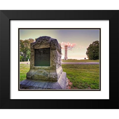 Chickamauga 11 Black Modern Wood Framed Art Print with Double Matting by Lee, Rachel