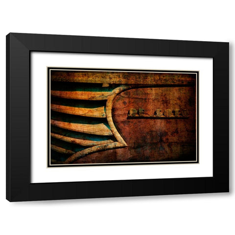 Desoto Old Effect Black Modern Wood Framed Art Print with Double Matting by Lee, Rachel