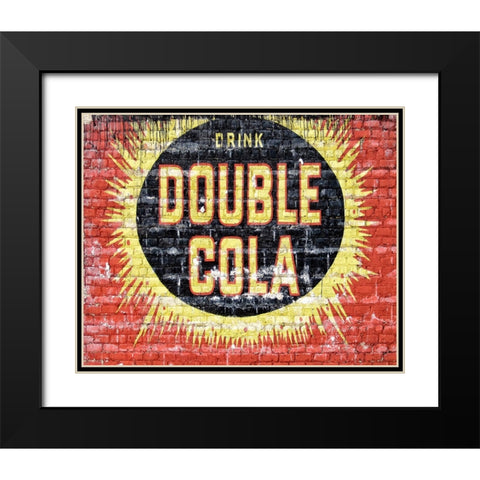 Double Cola Black Modern Wood Framed Art Print with Double Matting by Lee, Rachel