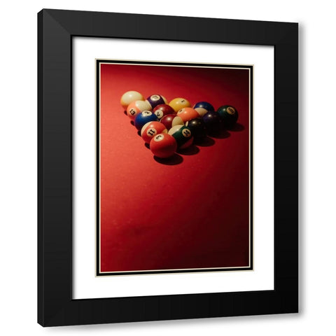 Games 1 Black Modern Wood Framed Art Print with Double Matting by Lee, Rachel