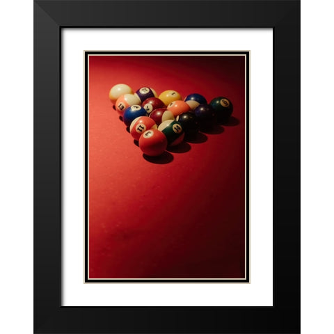Games 1 Black Modern Wood Framed Art Print with Double Matting by Lee, Rachel