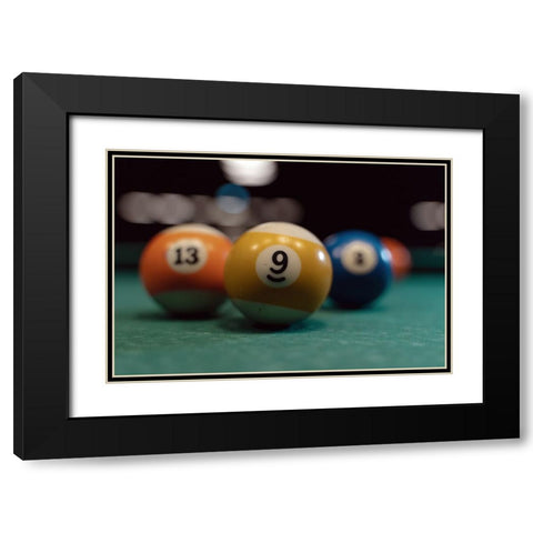 Games 2 Black Modern Wood Framed Art Print with Double Matting by Lee, Rachel