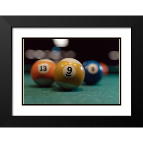 Games 2 Black Modern Wood Framed Art Print with Double Matting by Lee, Rachel