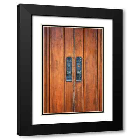Oceanway Doors Black Modern Wood Framed Art Print with Double Matting by Lee, Rachel