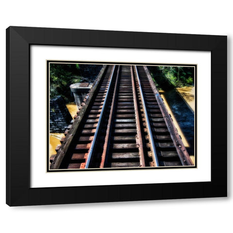Train Detail 14 Black Modern Wood Framed Art Print with Double Matting by Lee, Rachel
