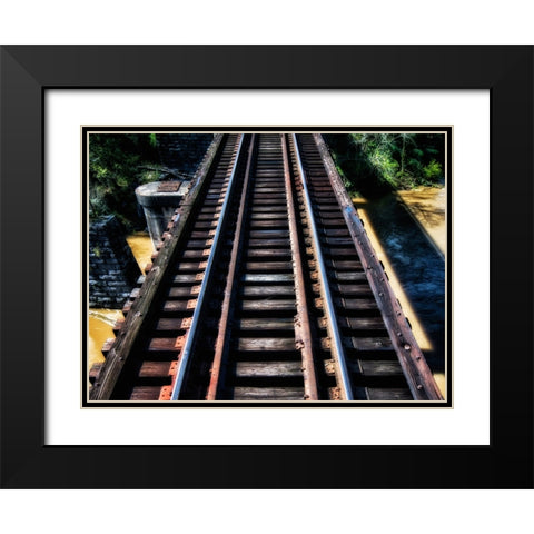 Train Detail 14 Black Modern Wood Framed Art Print with Double Matting by Lee, Rachel