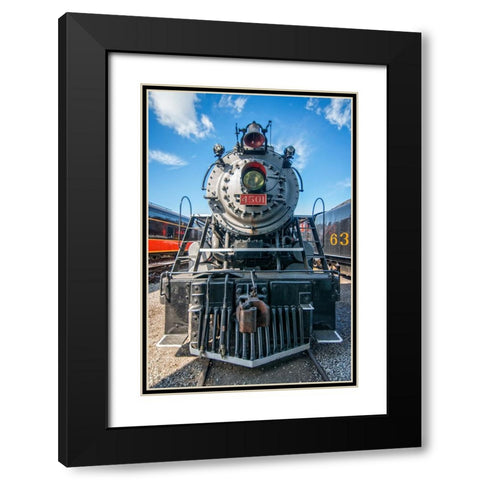 Train Detail 4 Black Modern Wood Framed Art Print with Double Matting by Lee, Rachel