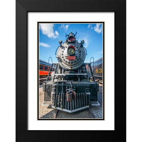 Train Detail 4 Black Modern Wood Framed Art Print with Double Matting by Lee, Rachel